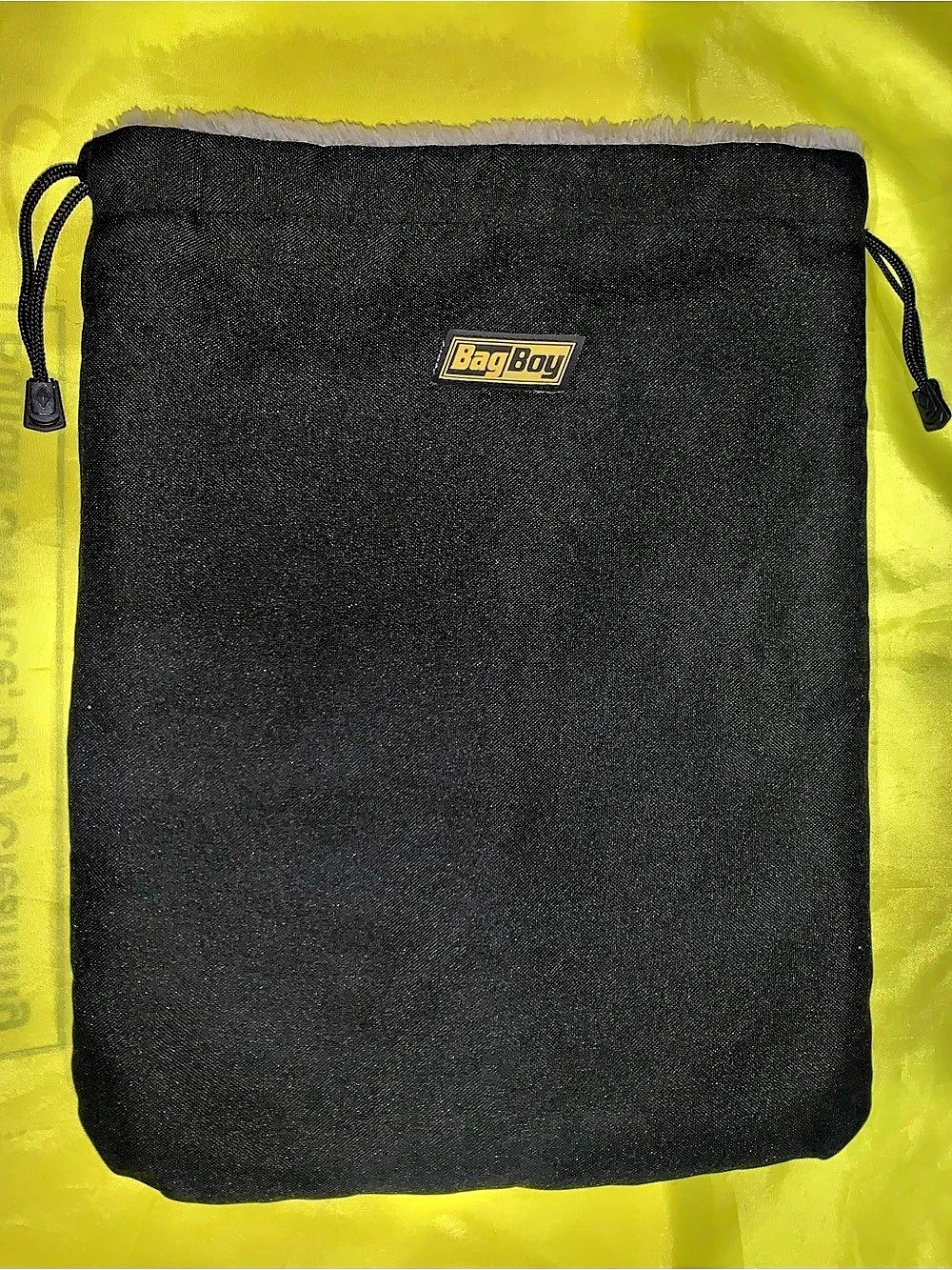 BagBoy Black Drawstring Golf Accessories Drawstring Bag
